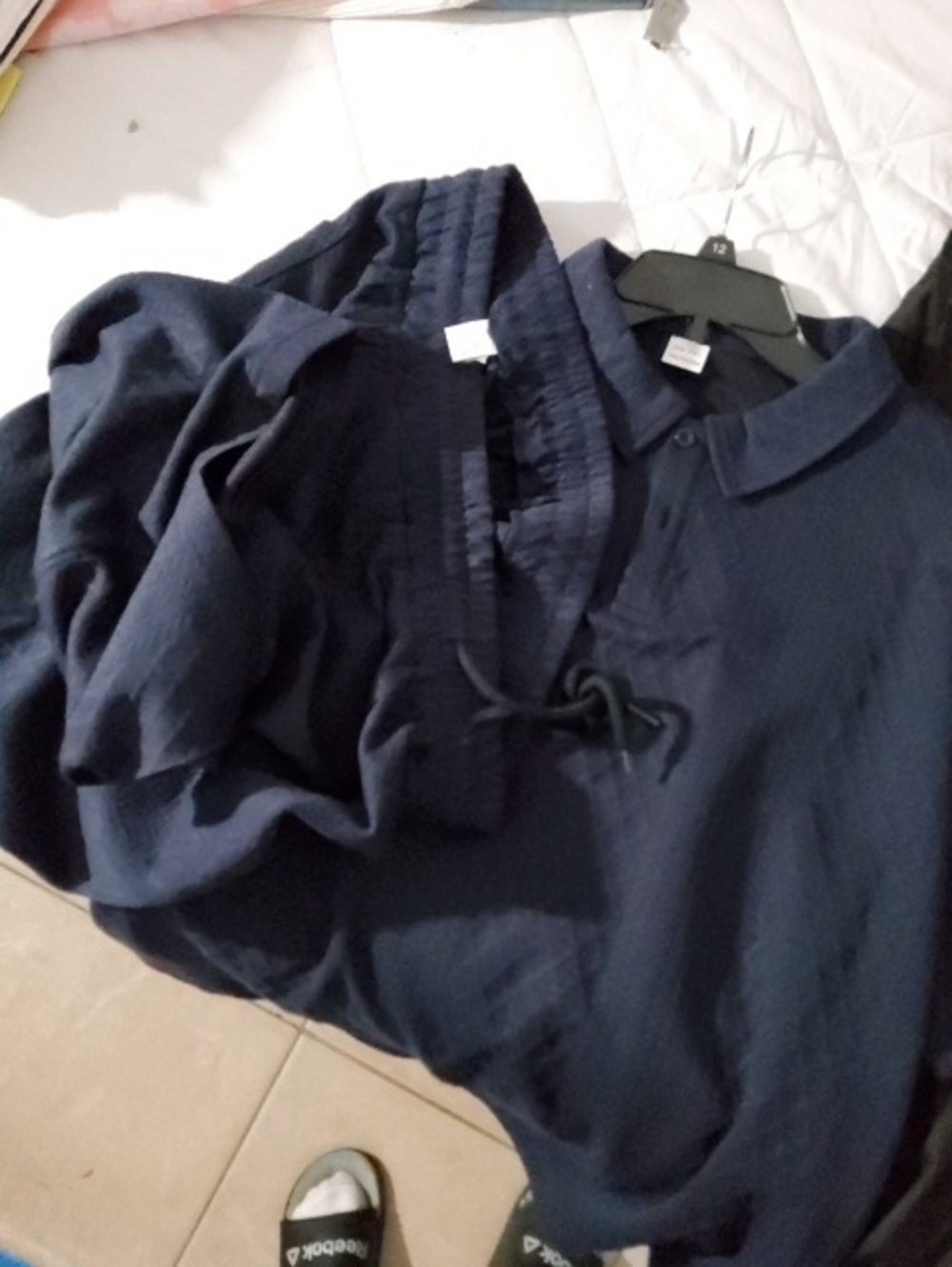 Men's Navy Blue Short Set